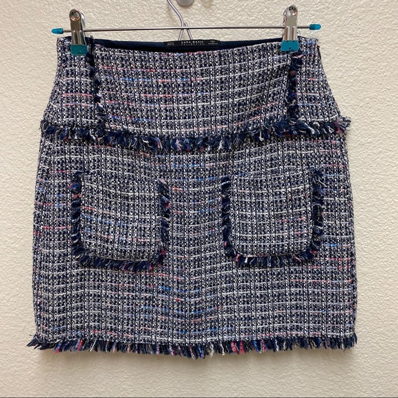 Zara Dresses & Skirts - Zara Tweed Mini Skirt